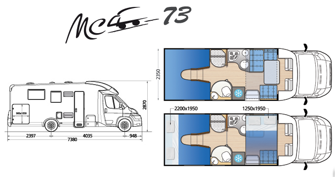 Motorhomes MClouis MC4-73